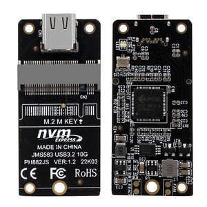 NVME M.2 Typ-C-Festplatten gehäuse Adapter karte JMS583-Chip USB 3.2 10-Gbit/s-Festplatten gehäuse Interposer-Board-Unterstützung 2230 PCB Stock - Product Image 2