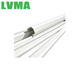Canali Flessibili Autoadesivi in PVC Bianco Delamu per Gestione Cavi, 2,16M (6 Pezzi 30x17mm), Resistenti alle Intemperie per TV da Esterno - Product Image 1