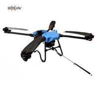 Drone de nettoyage de fenêtres motorisé puissant avec kit de vol économique pour le nettoyage haute pression des façades et des bâtiments
