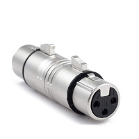 Hot 3 broches XLR femelle à femelle Audio Microphone adaptateur micro 3Pin Xlr Extension connecteur convertisseur