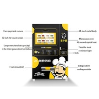 Scoovos — distributeur automatique d'aliments chauds et froids pour Restaurant, Machine de distribution d'aliments cuits et chaude, bon marché avec fonction de chauffage