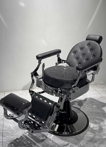 Chaise de barbier vintage pour hommes, style coiffure à la queue arrière, pour salon de coiffure et de coiffage, avec fonction de levage - Product Image 4