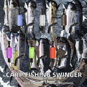 Alarmes de morsure lumineuses étanches en plastique pour la pêche à la carpe, 4 couleurs, avec clips sécurisant la ligne, pour carassins et poissons-chats - Product Image 4