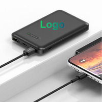 Batterie d'alimentation sans fil 5000Mah, caméra cachée Portable, en matériaux bruts, alimentation de Restaurant