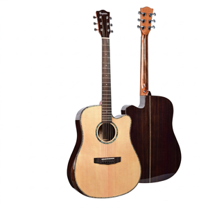 Instruments de musique Kaysen H3 Guitare acoustique de haute qualité 41 pouces Dolphin Solid Top - Product Image 1