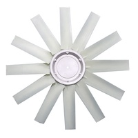 Pale de ventilateur axial en nylon renforcé PAG66 à haute résistance, grand volume et faible bruit pour refroidisseur, refroidisseur d'air, compresseur d'air