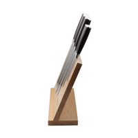 Ensemble de six couteaux de cuisine en acier Damas, couteaux de poche Karambit pour la découpe de viande, accessoire de chef - Durable et écologique