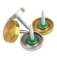 Stainless Steel Furniture Fastener Screws Flat Decorative Mirror Screw Cover for Nail Glides