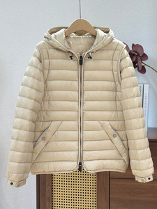Janveny 2026 Nouvelle Veste Courte d'Hiver pour Femme Ultra Légère en Duvet de <span class=keywords><strong>Canard</strong></span> Blanc, Manteau Ample à Manches Détachables, Parka à Capuche Moelleuse - Product Image 3