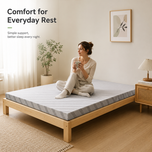 Materasso Personalizzabile in Fabbrica per Spessore e Dimensioni, Materasso Queen in Tessuto Morbido, Materasso in Memory Foam Gel a 5 Zone in TPE per Casa - Product Image 3