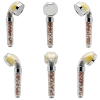 Pommeau de Douche à Main Haute Pression au Design Moderne, Économiseur d'Eau, Élimination Vitamine C/Fluorure/Chlore, Installation Facile