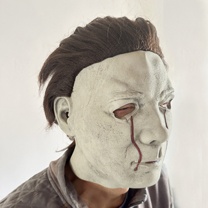 Máscara Original <span class=keywords><strong>de</strong></span> Michael Myers, Máscara <span class=keywords><strong>de</strong></span> <span class=keywords><strong>Terror</strong></span> para Cosplay, Accesorios <span class=keywords><strong>de</strong></span> Disfraz, Máscara <span class=keywords><strong>de</strong></span> Látex Espeluznante para Halloween - Product Image 3