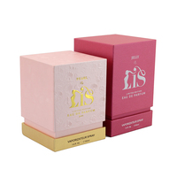 Boîtes de parfum vides de luxe personnalisées avec gaufrage et laminage mat, emballages en matériaux recyclés pour flacons de parfum