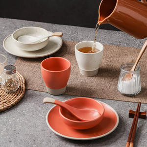 แก้วเอสเพรสโซ่สโตนแวร์วินเทจ 200 มล. แก้วชา/นม/เครื่องดื่ม พอร์ซเลนสร้างสรรค์ ใช้ซ้ำได้ แก้วน้ำสไตล์จีน กังฟู - Product Image 4