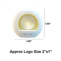 Speaker Bluetooth Nirkabel Mini dengan Lampu Malam dan Bass Box TWS, Mendukung Kartu TF untuk Kamar Tidur