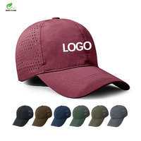 Cappello da Golf Wins Flying a 5 Pannelli Impermeabile per Uomo e Donna, Personalizzabile con il Tuo Logo, Traspirante con Fori Perforati al Laser e Cordino