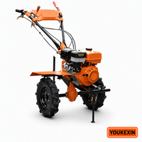 Ykx Cultivador Rotatorio de Gasolina Personalizado de Gran Potencia, con Engranajes Reforzados, Motor 190F de 15HP, de Empuje Manual, para Granjas Grandes, Fabricante