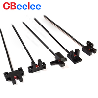 Capteur photoélectrique miniature GBeelee BL-GD-KE2 à fente en U, fixation par vis, sortie NPN/PNP, 5~24V DC 10%, automatisation industrielle
