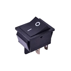 16A 125V 10A 250V 1E4 Kcd4 Black 4 Pin Rectangle Rocker Switch Waterproof Boat Type Switch ON OFF