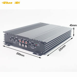 Großhandel profession elle Auto-Verstärker 12V <span class=keywords><strong>Rms</strong></span> <span class=keywords><strong>50W</strong></span> Klasse AB Vollrang-Leistungs verstärker 4-Kanal-Auto-Audio-Verstärker - Product Image 4