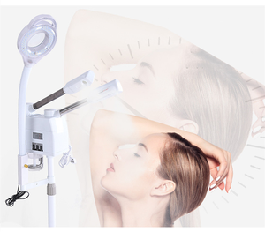 Vaporizador de <span class=keywords><strong>ozono</strong></span> 3 en 1, vaporizador Facial caliente y fría con lámpara de aumento para uso en salón - Product Image 5