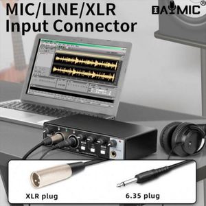 Tarjeta de Sonido USB para Grabación, Interfaz de Audio para Doblaje en Vivo, Equipo de Canto, Interfaz de Audio de Estudio 48v - Product Image 4