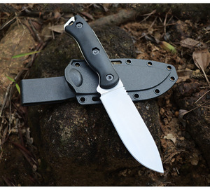 Chất Lượng Cao Thép Không Gỉ Ngoài Trời Cố Định Lưỡi Cắm Trại Dao Đa Năng Edc Công Cụ Với Vỏ Bọc OEM Tùy Chỉnh - Product Image 2