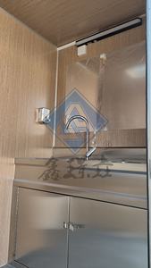 Offre Spéciale d'usine fabrication nouveau Design 350CM rue bon prix personnalisé camion public extérieur mobile toilettes de luxe - Product Image 6