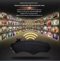 Pembaruan Gamepad Nirkabel BT Pengontrol Jarak Jauh VR untuk Smartphone Android IOS Joystick Game Pad Kontrol untuk Kacamata 3D VR