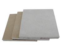 Papier de surface 9mm Panneau de plâtre résistant à l'eau Carreaux de plafond Panneaux de conception Plaques de plâtre Plâtre ignifuge