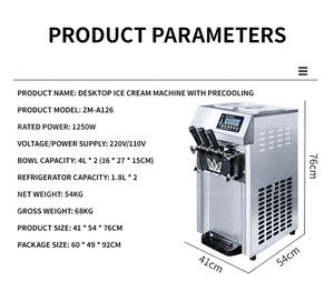 Máquina personalizada A Glace Italienne Manuel Helado <span class=keywords><strong>La</strong></span> Creme Cornets De <span class=keywords><strong>Loc</strong></span> De Glace Italienne Ocasión Italien Pro Machine Maker - Product Image 2