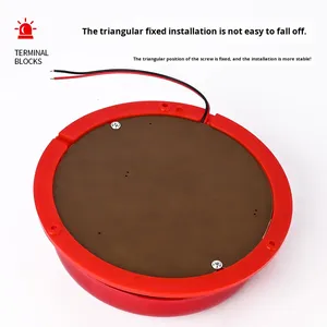 Sirène <span class=keywords><strong>d</strong></span>'<span class=keywords><strong>alarme</strong></span> <span class=keywords><strong>incendie</strong></span> IP Plapie 220V, manuelle, électrique, à piles sèches, en silicone, à un bouton, 4/6/10/12 pouces, installation facile - Product Image 2