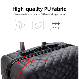 Nhà Máy Bán buôn 6-Piece <span class=keywords><strong>Set</strong></span> 24inch Vali du lịch không thấm nước Xe đẩy vali với sự kết hợp khóa - Product Image 3