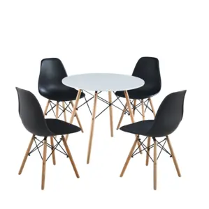 Mesa de comedor + 6 sillas Set Nueva llegada Ventas calientes Sistema de mesa extendida Muebles inteligentes Lugar de ahorro Calidad superior