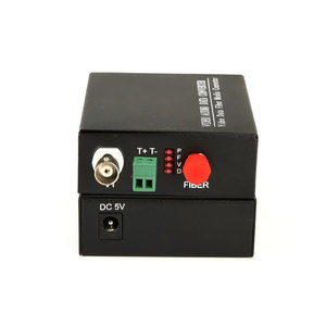 1 par de 1 canal RS485 devolver datos 1080 P Coaxial CVI AHD BNC a fibra de convertidor de vídeo - Product Image 1