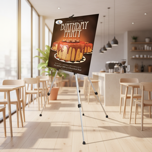 Support de Bannière Publicitaire Portable en Tissu avec Trépied Réglable et Cadre en Fer pour Affiches – Vente en Gros - Product Image 2