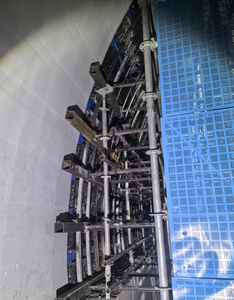Curved Plastic Formwork for Concrete Wall and <b>Building</b> Construction - Product Image 1