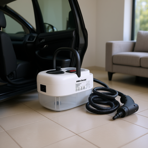 Nettoyeur vapeur portatif 2500W électrique avec cordon pour le detailing automobile, les canapés, les sols et les fenêtres - Product Image 2