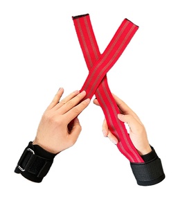 2026 Wholesale Custom Logo Non Slip Gym Lifting <b>Straps</b> Fitness Wrist Wraps Padded Weight Lifting Wrist <b>Strap</b> for Men - Product Image 1