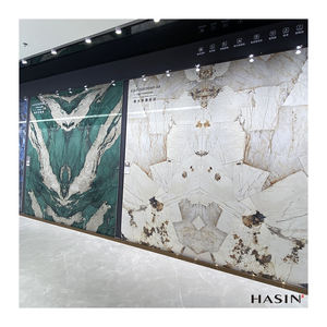 <span class=keywords><strong>Vendita</strong></span> calda piastrelle in marmo porcellanato lucido pietra sinterizzata pavimenti in lastre per sala da pranzo e soggiorno - Product Image 3