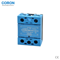 Relais statique monophasé/triphasé CORON GGB Series 10A-120A 24-480VAC/5-220VDC avec bornes à vis et couvercle de sécurité