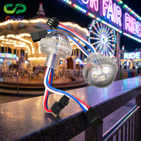 Module d'ampoule LED Kermis Lichten RGB Forain 26mm à points de lumière à bulles, étanche IP66 pour manèges et éclairage paysager