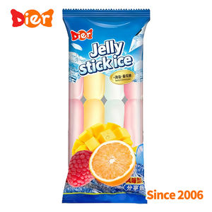 Bonbons vente en gros marque privée personnalisée sac de glace en bâton d'acide lactique glace pilée boisson aux fruits Halal gelée de saveurs de fruits assorties - Product Image 4