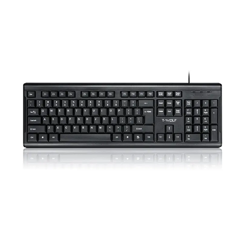 T15 Tastatur Tragbarer Monitor Auslaufs ic heres Design Tasten USB-Kabel tastatur Business Affairs-Tastaturen