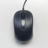 Tetikus optik berkabel USB M-025, tetikus komputer tombol 3D desain pribadi tahan lama ergonomis untuk kedua tangan
