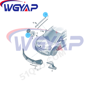 WGYAP OEM 11H 853 600 B 8WF Ventes directes d'usine pour <span class=keywords><strong>Volkswagen</strong></span> ID.UNYX Car Front <span class=keywords><strong>Logo</strong></span> Body Part Accessoire Make - Product Image 2