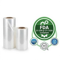 Film rétractable POF souple, résistant à l'humidité et au sel, haute résistance à la traction, compact, faible friction, qualité alimentaire pour cosmétiques