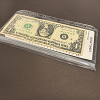 Allemagne Hot Selling Planner Page Pouch Bag Loose Leaf Cash Stuffing Pocket Clear Money Savings Envelopes Zipless Hullen A6 A7
