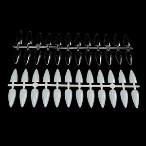 Tabla de Muestras de Color para Uñas Puntiagudas, 240 Puntas de Muestra, 10 Bolsas para Práctica de Arte de Uñas - Product Image 3
