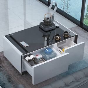 Mesa de Centro Inteligente 2026 con Refrigerador Inteligente, Carga Inalámbrica y Mueble Refrigerador Pequeño Multifuncional - Product Image 1